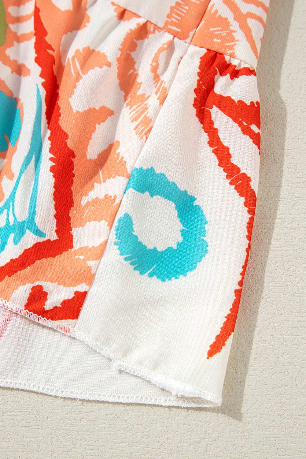 White Ethnic Print Boho Button Tiered Mini Dress 851d55cd62fec4ad-_7