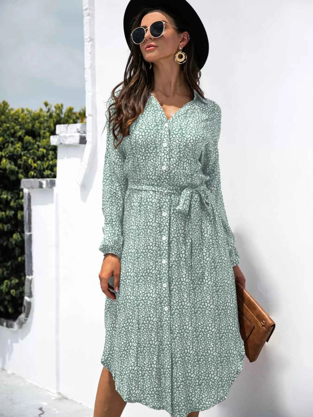 Button Down Printed Long Sleeve Shirt Dress 859b7960-2194-43ee-ac79-ea76f8f0caa1-Max-Origin