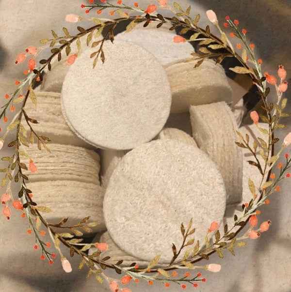 Natural Loofah Pads 5-pcs 8612ef7a-2933-4d20-9eac-6be540880e50