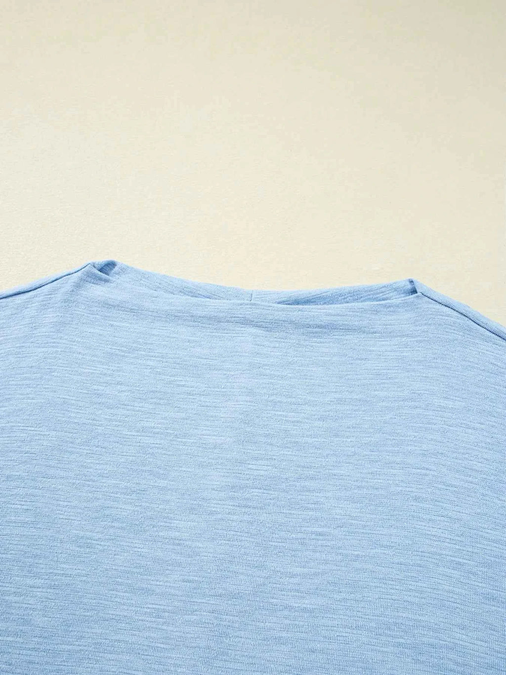 Solid Color Batwing Long Sleeve Top 866e4a2357934bc8b3b1e1d4fd143d41-Max-Origin