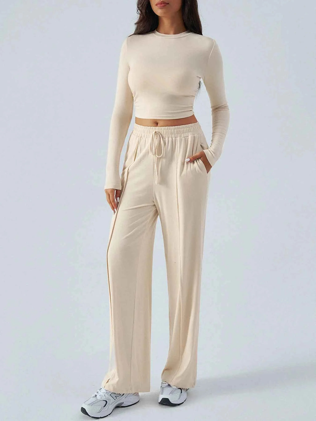 Round Neck Long Sleeve Top and Pants Set 8688d1a259234e769fc569f11db5fdd7-Max-Origin