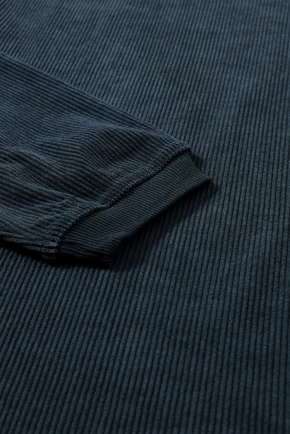 White Drop Shoulder Rib Knit Oversized Sweatshirt 86c918bfa69e0d54