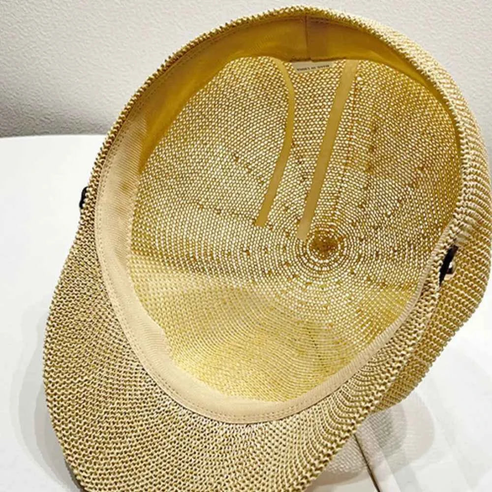 Straw Woven Buckle Hat 86cab541-5077-4bf9-b861-b30593ea482a-Max