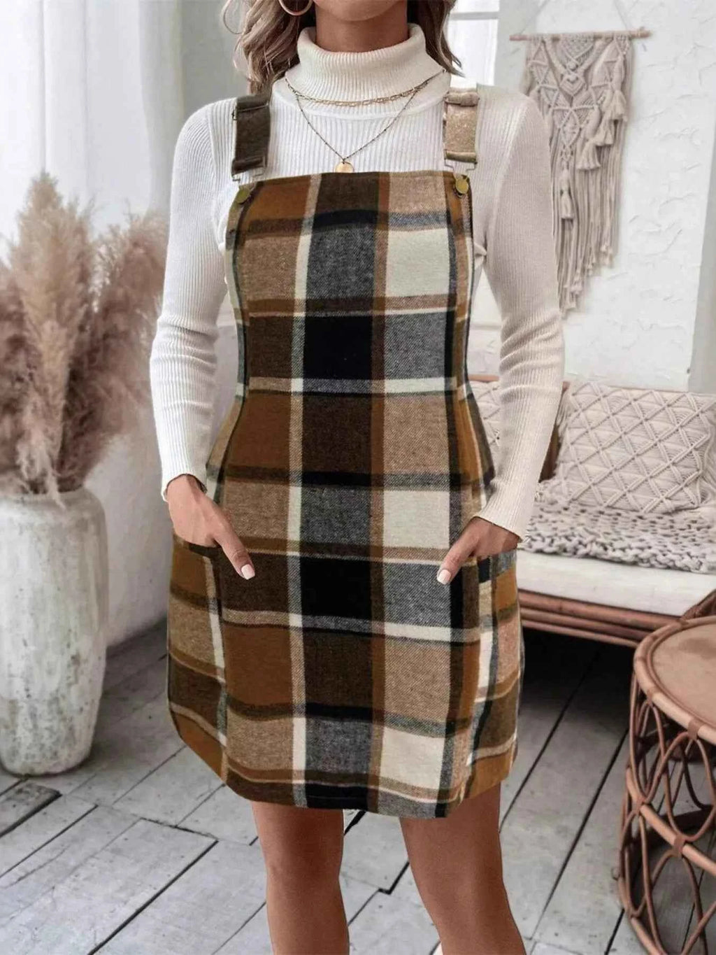 Plaid Square Neck Mini Dress 86cdc0624ee9446f821123ddf7c29eb8-Max-Origin