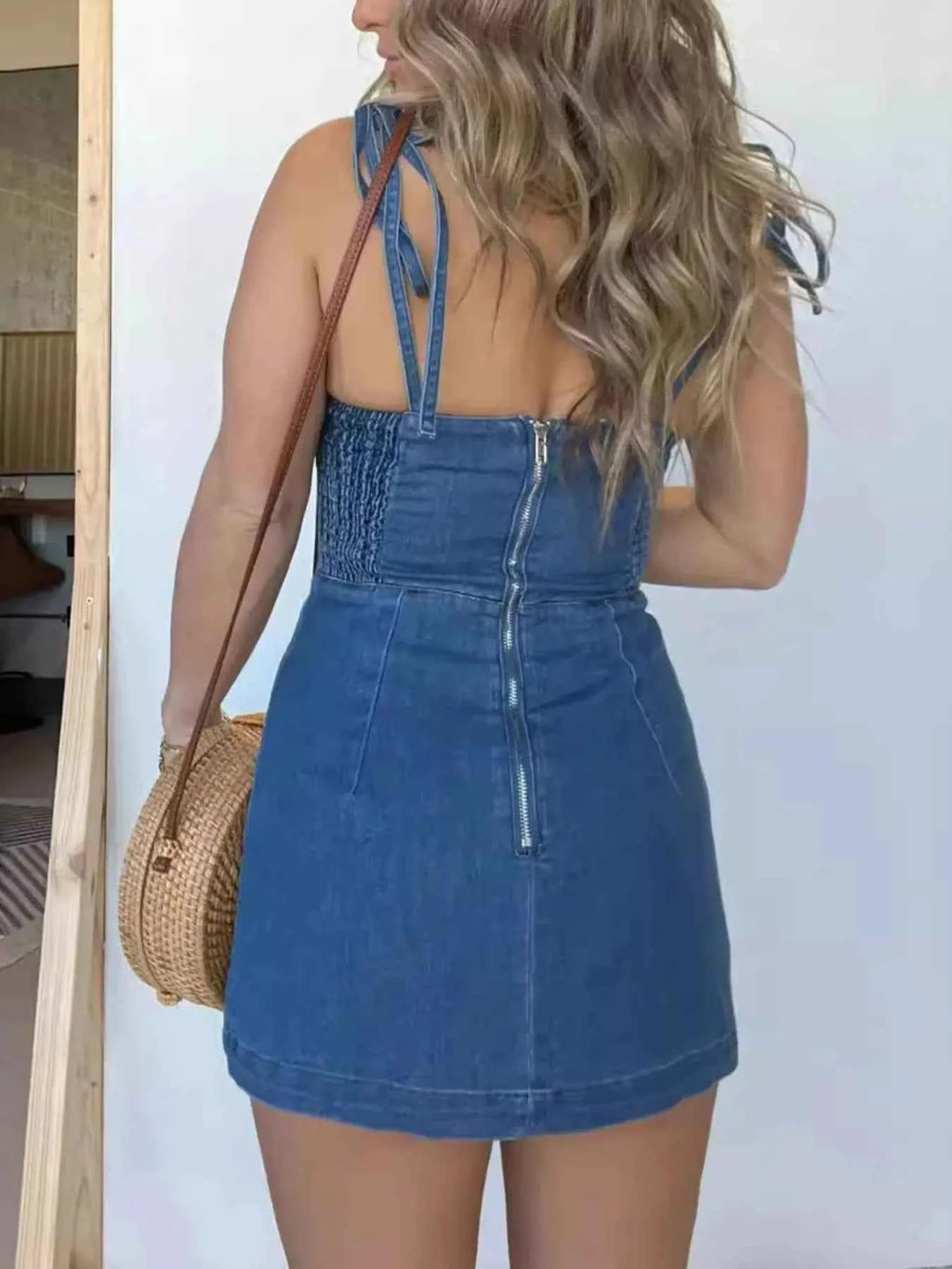 Full Size Slit Square Neck Denim Dress Plus Size 86cdef14f67d401ebd40c095ebcea321-Max-Origin