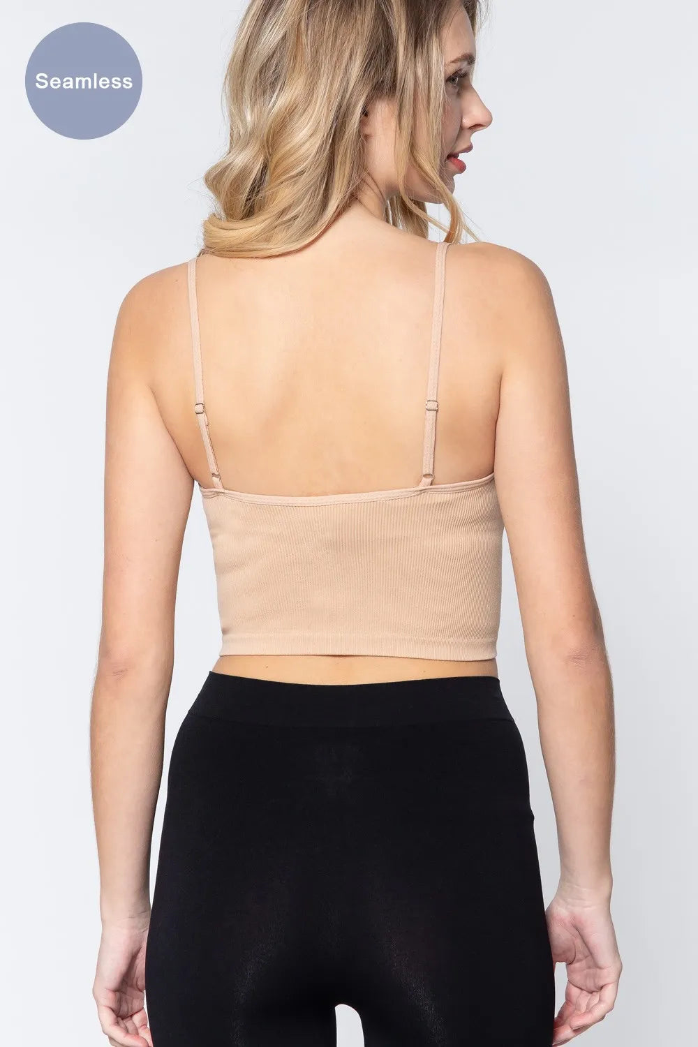 ACTIVE BASIC Round Neck Crop Rib Seamless Cami 8754ef0a-fb85-4220-9886-b40c8db6049c-Max