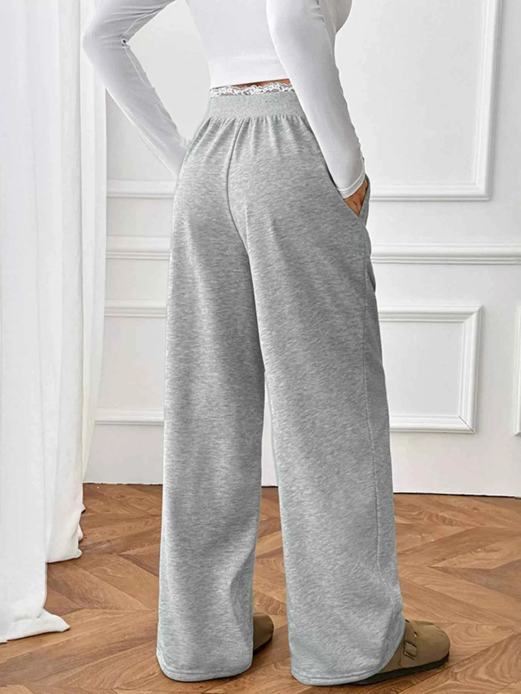 Lace Detail Wide Leg Casual Pants 878c0546ef564659b0fd4aef2ac5acd1-Max-Origin