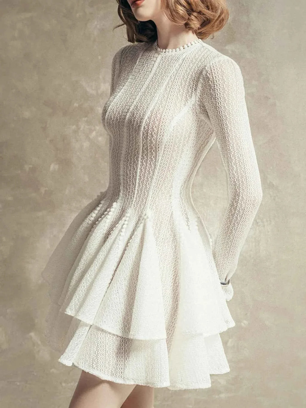 Layered Round Neck Long Sleeve Dress White 8a08ccc4-fb6a-4800-9858-3ce6ad777e54-Max-Origin