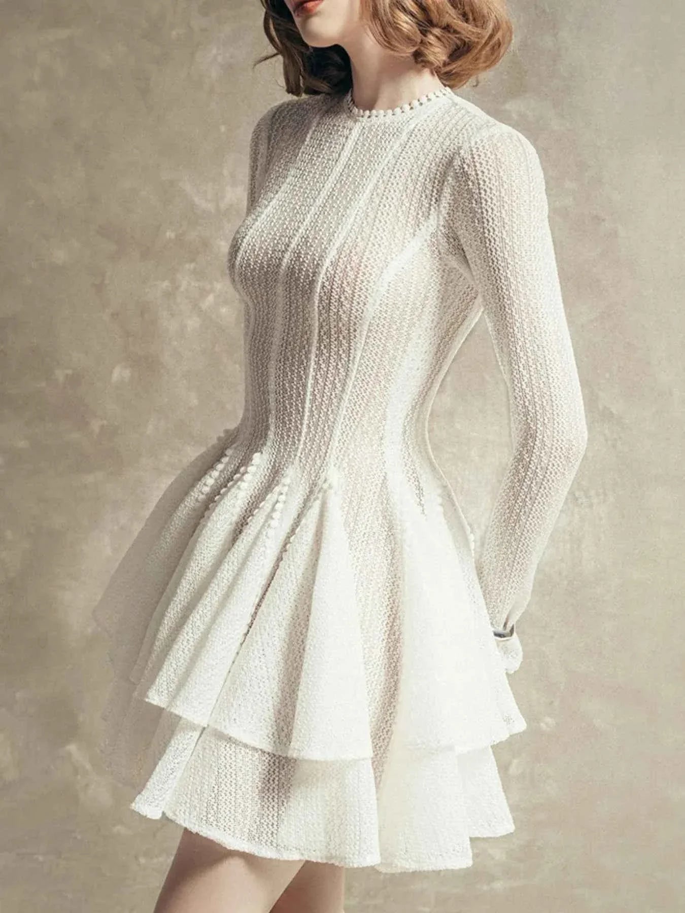 Layered Round Neck Long Sleeve Dress White 8a08ccc4-fb6a-4800-9858-3ce6ad777e54-Max-Origin