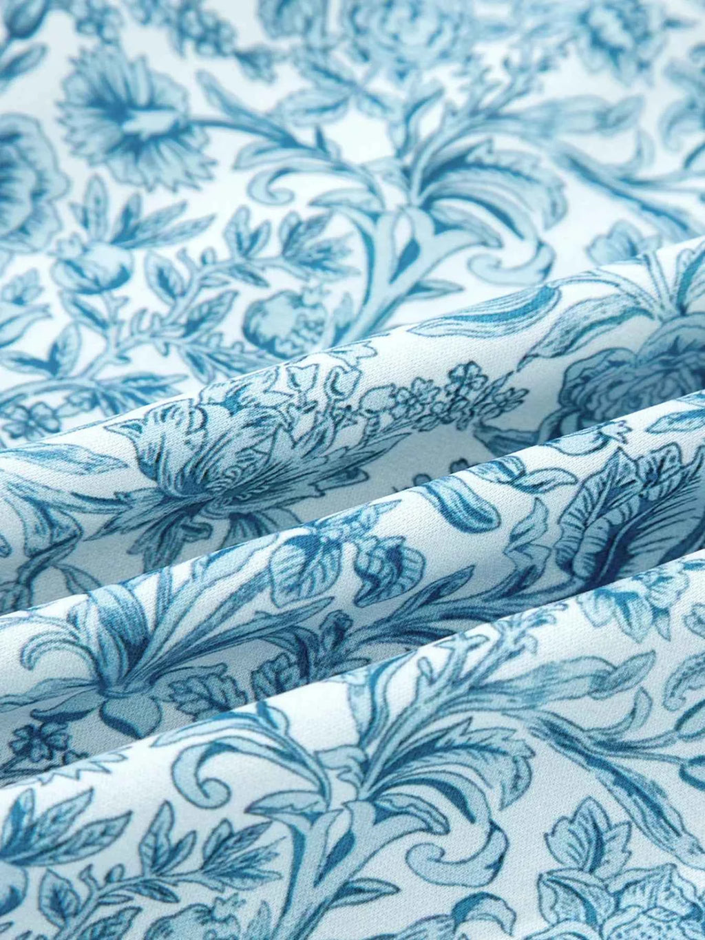 Floral Button Up Puff Sleeve Shirt 8a646636b24142a78858ef3a01943846-Max-Origin