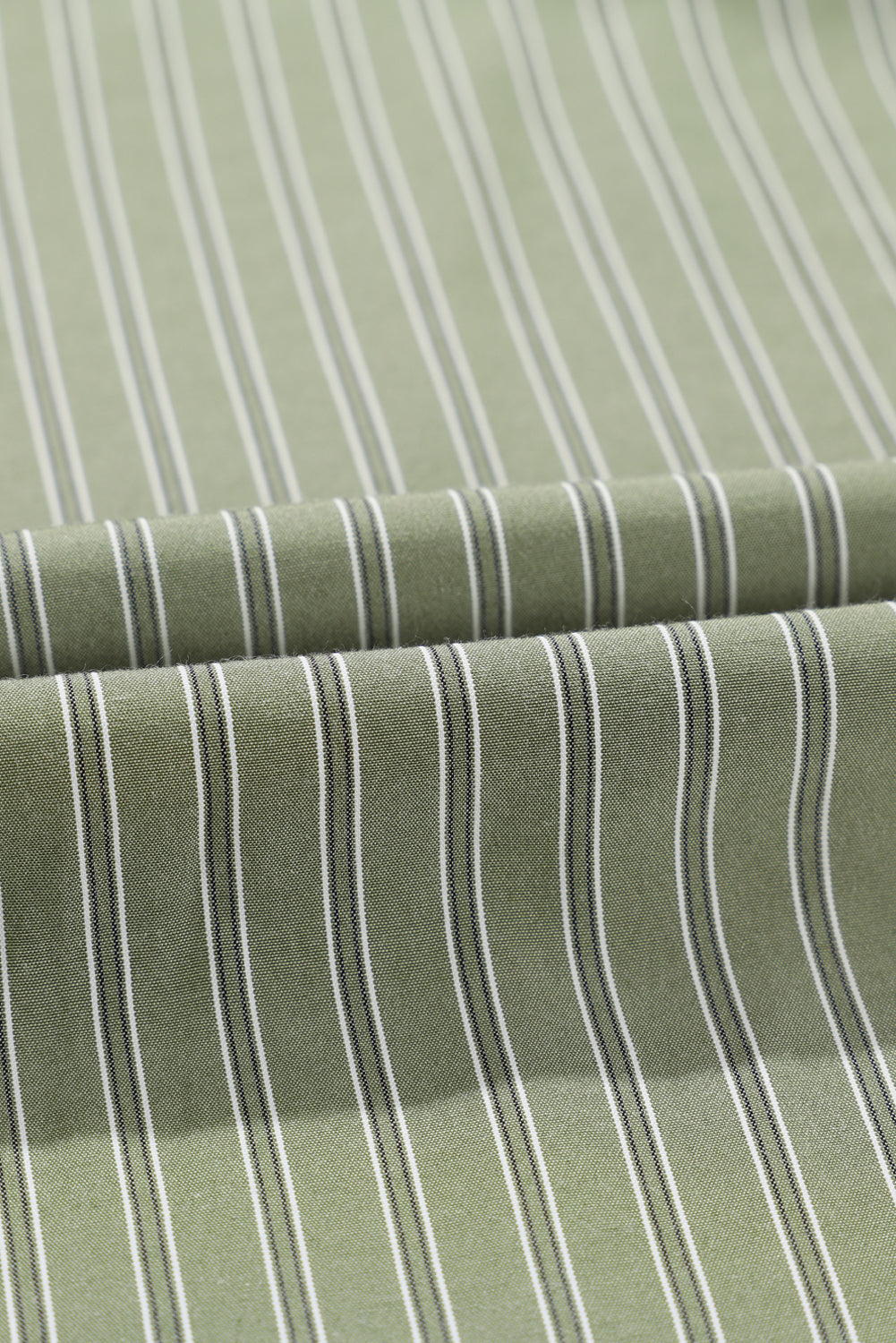 Blue Stripe Button Up Oversized Casual Shirt 8a90dd011b2780c0