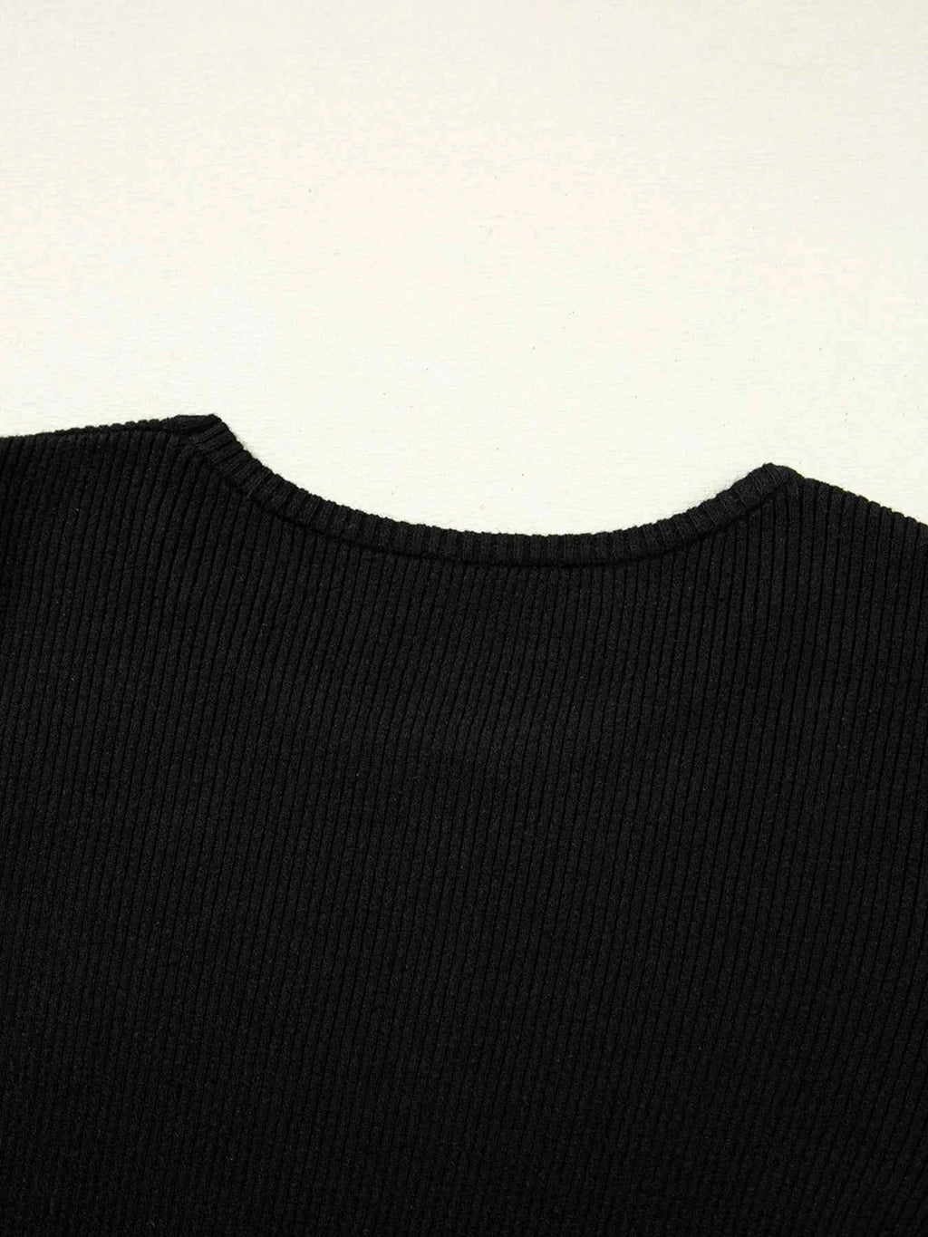 Ribbed Knit Cold Shoulder Sweater 8b07806327f2494496c19736b2f0fc97-Max-Origin