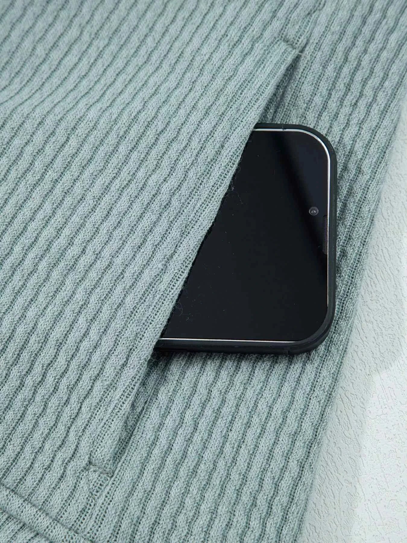 Ribbed Drop Shoulder Knit Hoodie 8b12b29513604c5b95369a23037c7a2e-Max-Origin