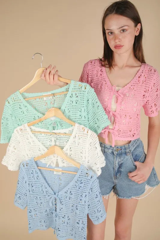 VERY J Front Tie Crochet Crop Top 8b3c56d1bd534b229329ca6a1ff51994-Max-Origin