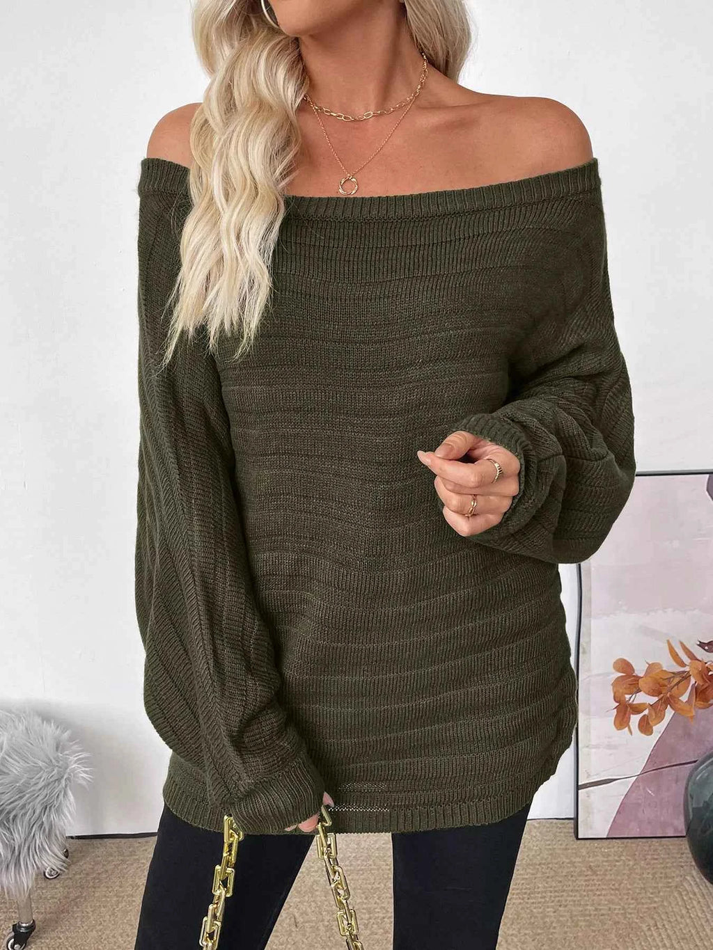 Boat Neck Ribbed Long Sleeve Sweater 8babdebae97a4e0cbb887d699c535d1b-Max-Origin