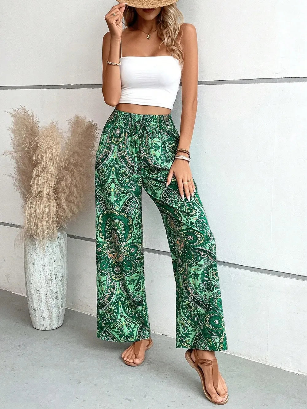 Printed Wide Leg Pants 8bbc4185-adcf-47db-88ea-74cf44c85ef2-Max