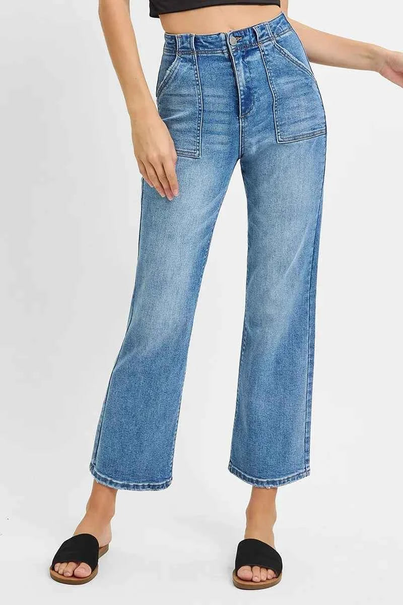 RISEN Full Size High Waisted Bootcut Cropped Jeans Plus Size Medium 8bec9d01-b70d-406b-b5fe-a0c664bffe2d-Max-Origin