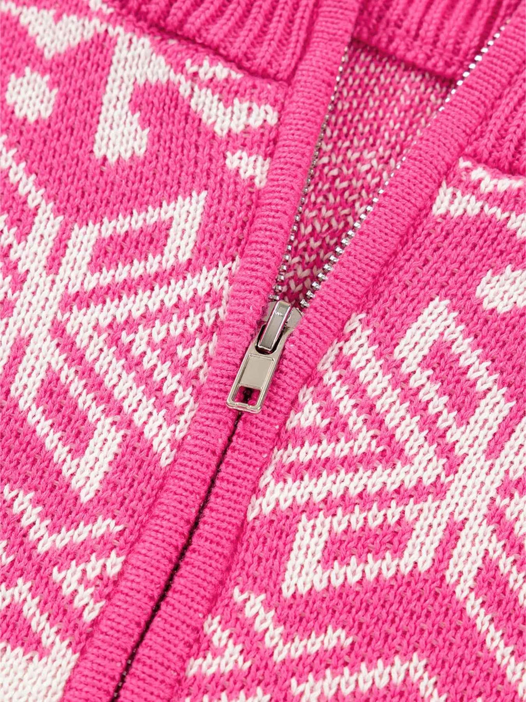 Christmas Snowflake Quarter Zip Collard Sweater 8c19a0f9c3eb43039698865658286aee-Max-Origin