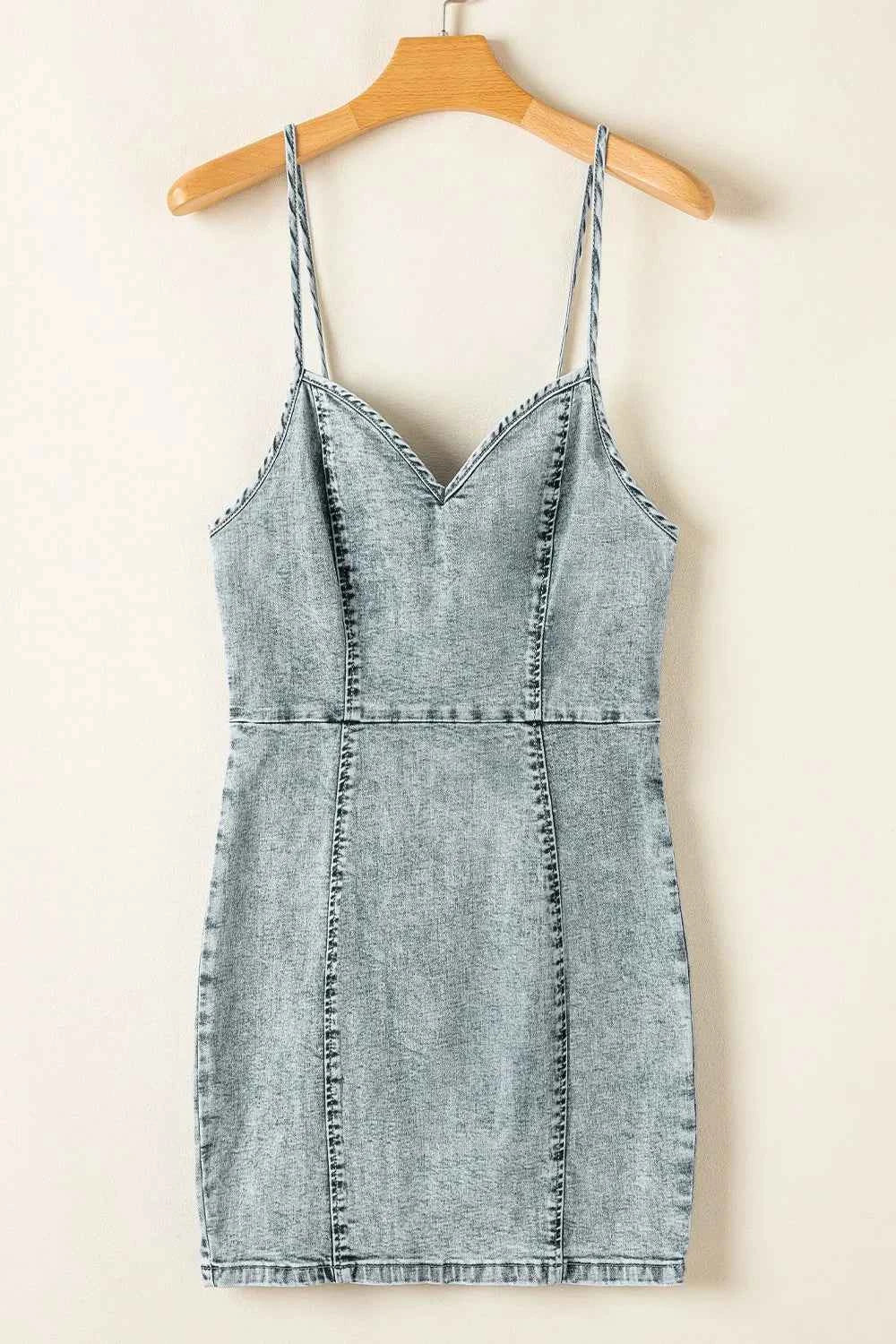 Back Zipped Mini Cami Denim Dress 8c3c89f7-2780-4f32-82f0-5d7076c1d1d1-Max