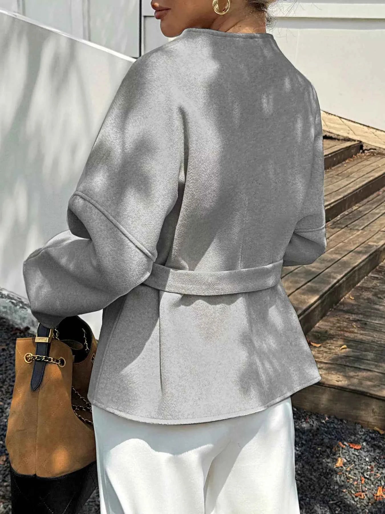 Surplice Dropped Shoulder Tie Belt Outerwear 8ce24d73badb4860b25d02f8431bb7a1-Max-Origin