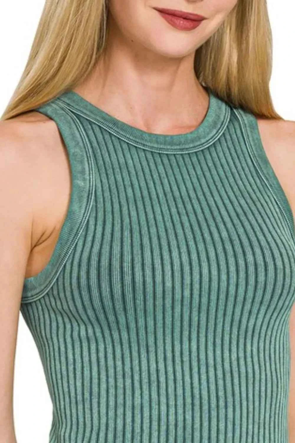 Zenana Ribbed Washed Seamless Tank Top 8d7abd82-e3ef-4b82-8f7e-4aea817a1db4-Max-Origin