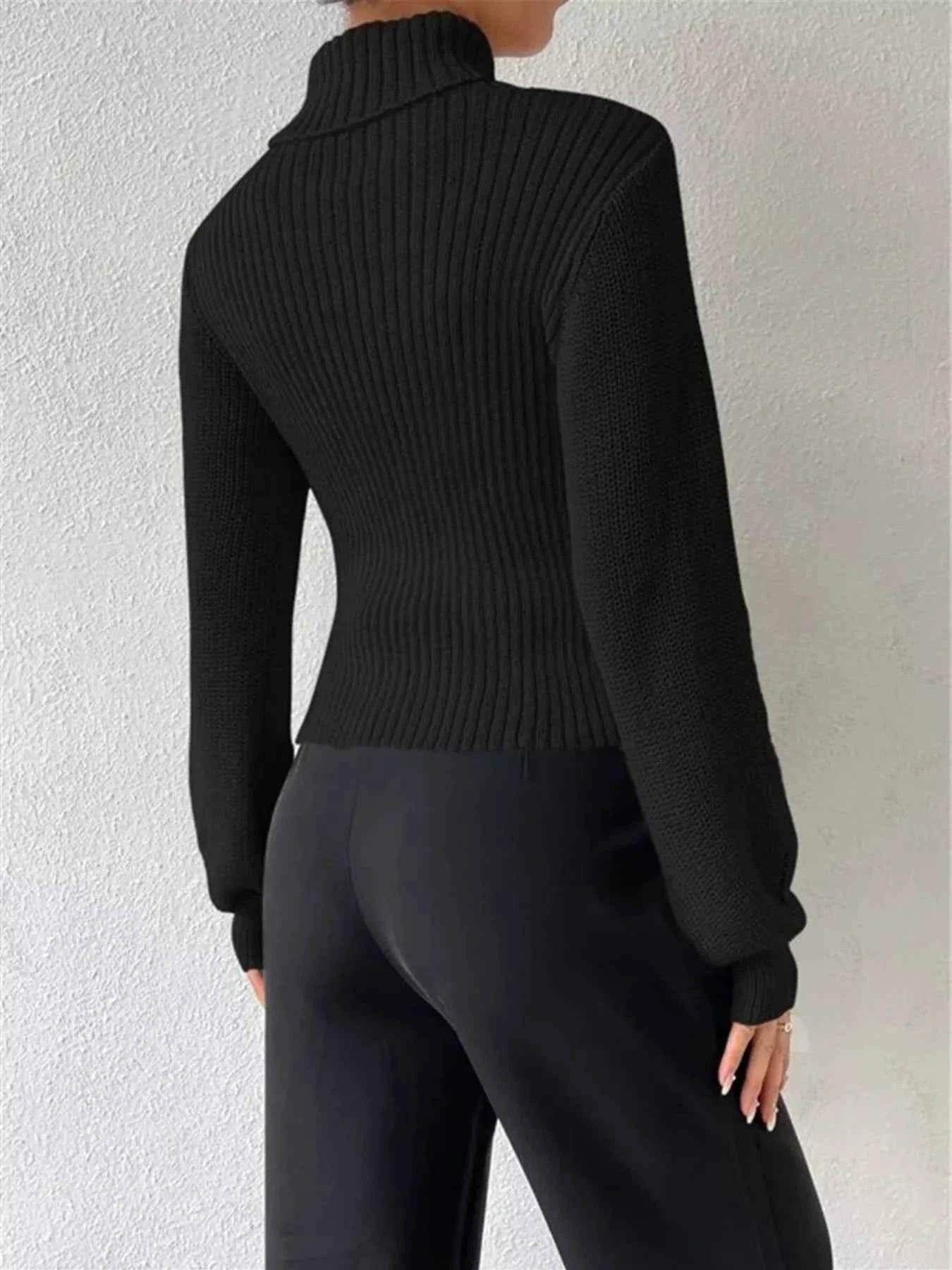 Cutout Front Turtleneck Long Sleeve Sweater 8d9c360694f84f3b8766ee2c7d44fbd1-Max-Origin