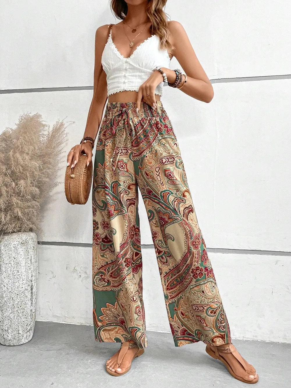 Printed Wide Leg Pants 8da6dfc0-3188-4be5-997e-28d1366457ae-Max