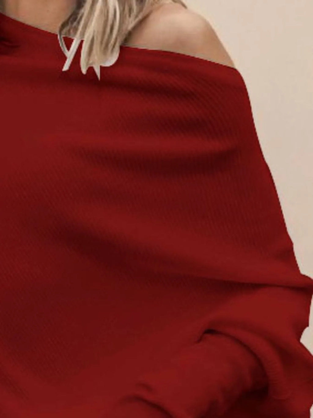 Full Size Single Shoulder Ribbed Knit Top Plus Size 8e2bcecd-812b-4d81-a132-80dbefc7c911-Max-Origin