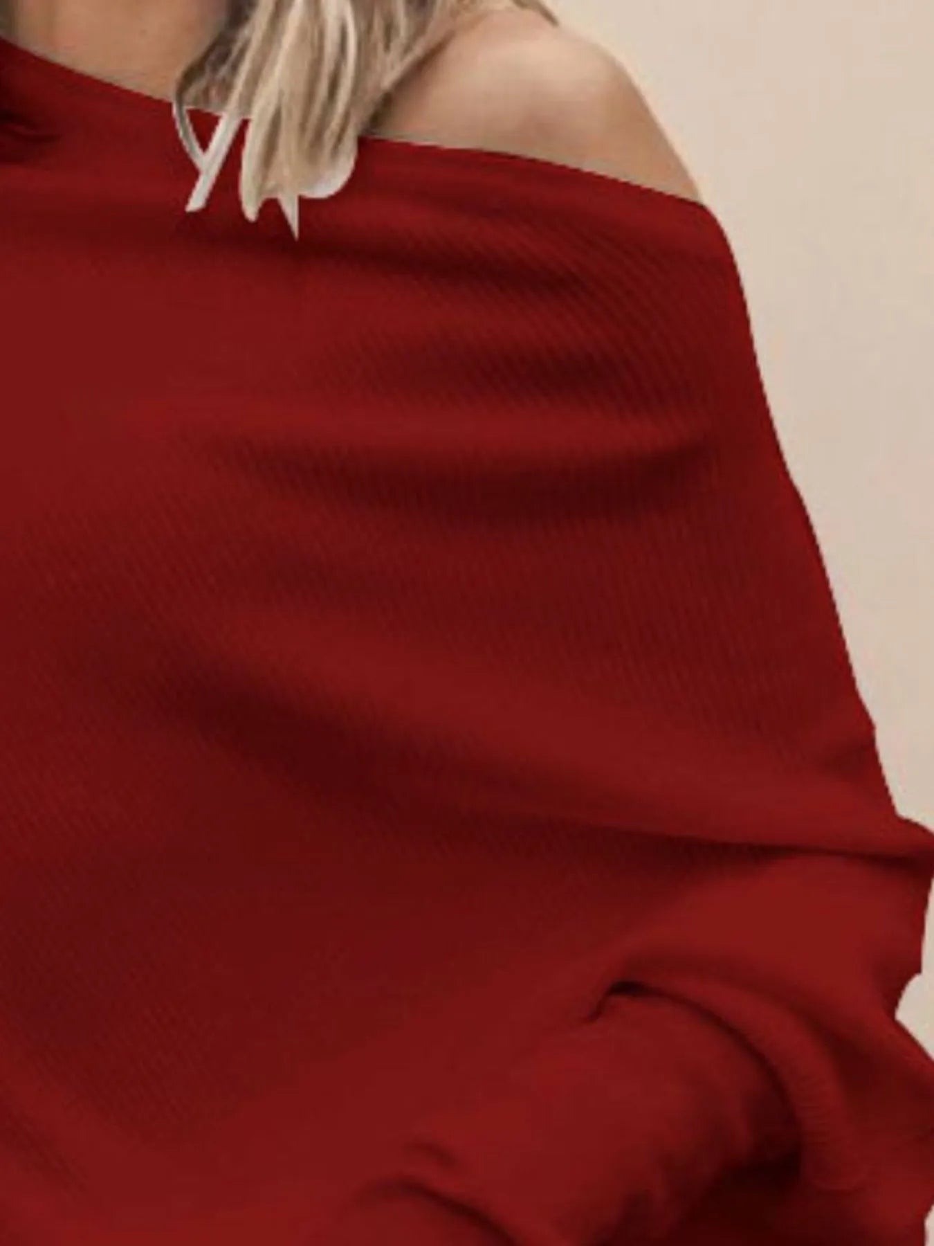 Full Size Single Shoulder Ribbed Knit Top Plus Size 8e2bcecd-812b-4d81-a132-80dbefc7c911-Max-Origin