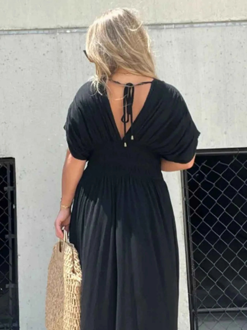 Full Size Deep V-Neck Maxi Dress with Side Slit Plus Size 8e38ff94-d38f-4494-9f7f-218b68f91bb9-Max-Origin