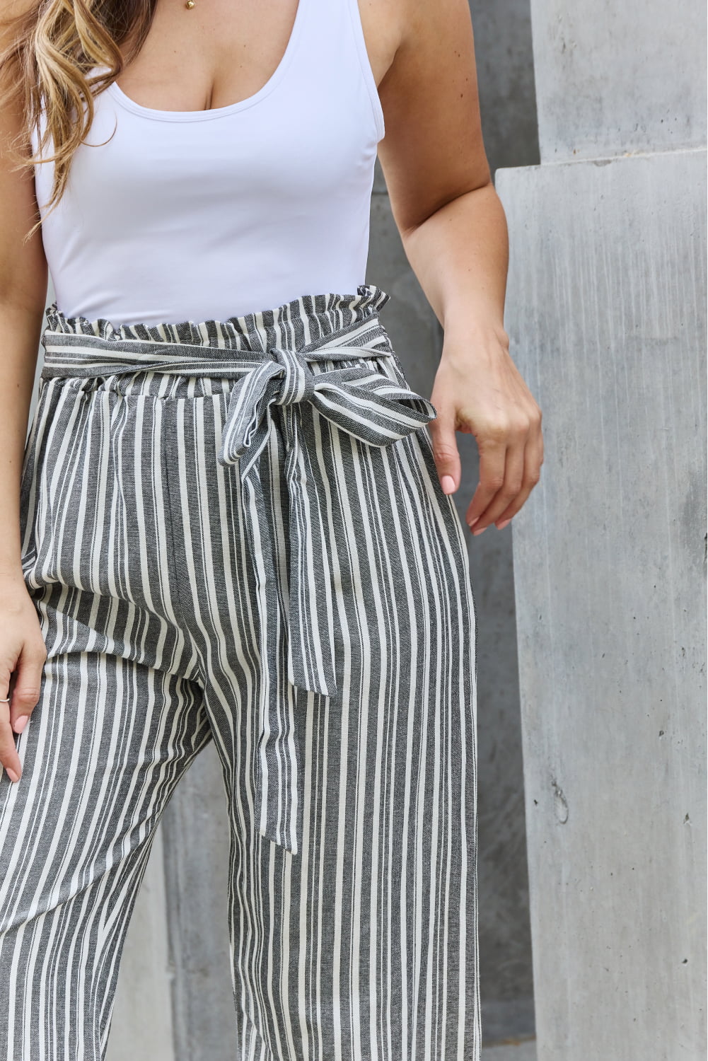 Heimish Find Your Path Full Size Paperbag Waist Striped Culotte Pants 8e460f1f26d14c6d877a5ec67105cded-Max