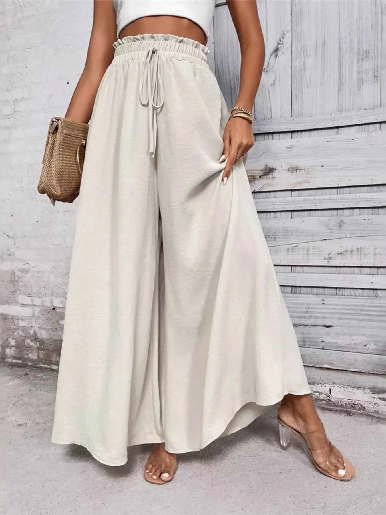 Frill Wide Leg Pants 8e94d7d587504b29a6f0f57ca5312c76-Max-Origin