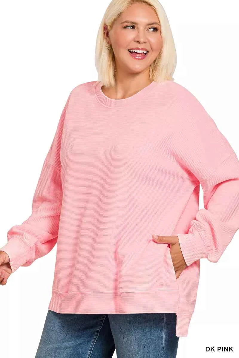 Zenana Full Size Acid Washed Double Ribbed Hi-low Sweatshirt Plus Size 8eaa1e57-9a53-47ff-adc3-a48dbbc297d7-Max-Origin