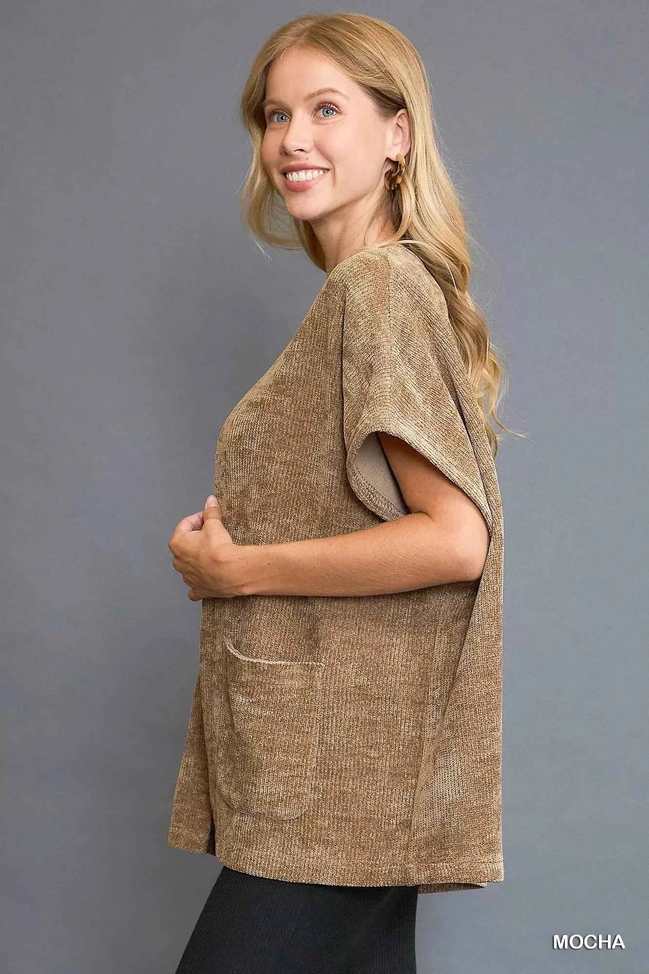 Umgee Open Front Knit Cardigan with Front Pockets 8eba3067-8584-4d47-8c19-418eb3fbd736-Max-Origin