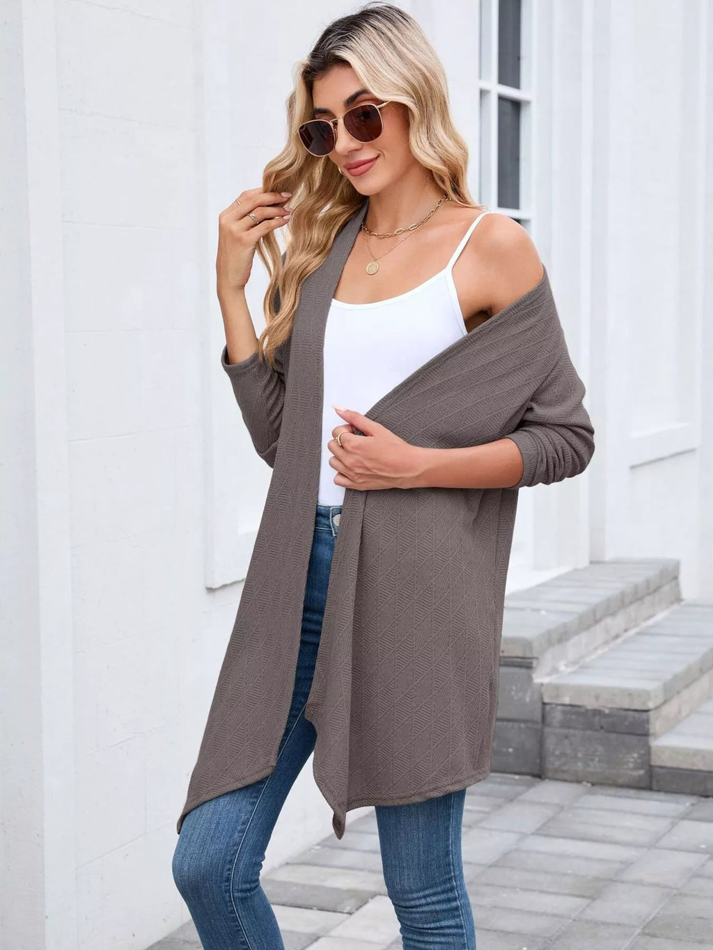Open Front Long Cardigan 8f13af2637d54f329ee36272c3d48879-Max-Origin