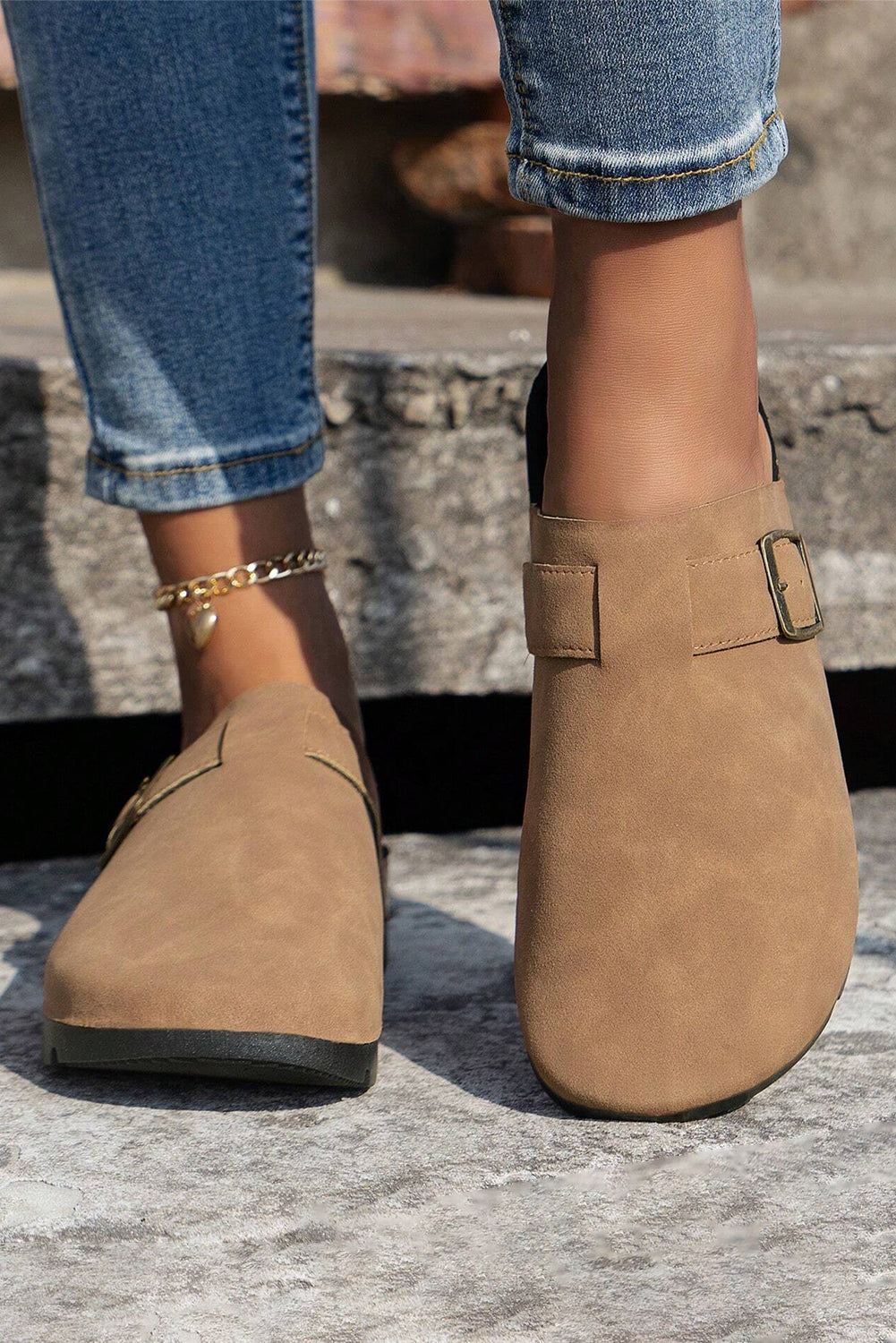 Light French Beige Slip On Platform Shoes 8f2651bee88b41df