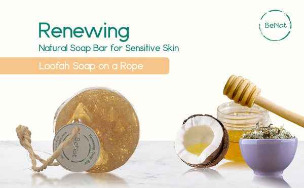 Renewing Soap Bar. Chamomile, Honey, and Coconut O 8f6bd553-27bb-4931-95fd-fa15858361fd