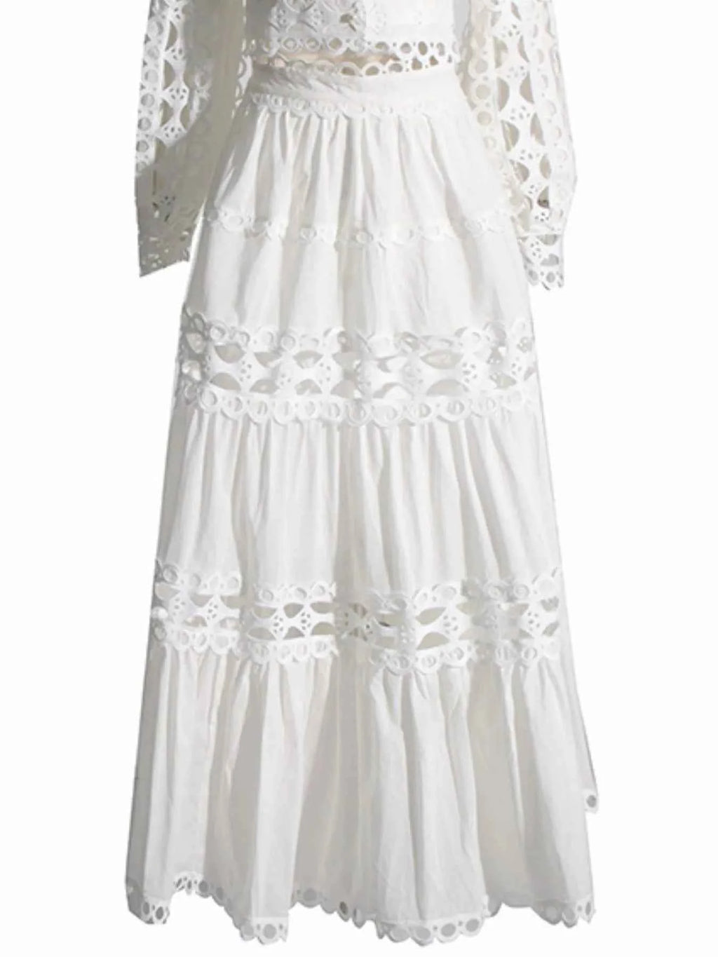 Lace Button Up Long Sleeve Top and Skirt Set 90a6438d-d082-4e74-b238-7447c5c0af5a-Max-Origin