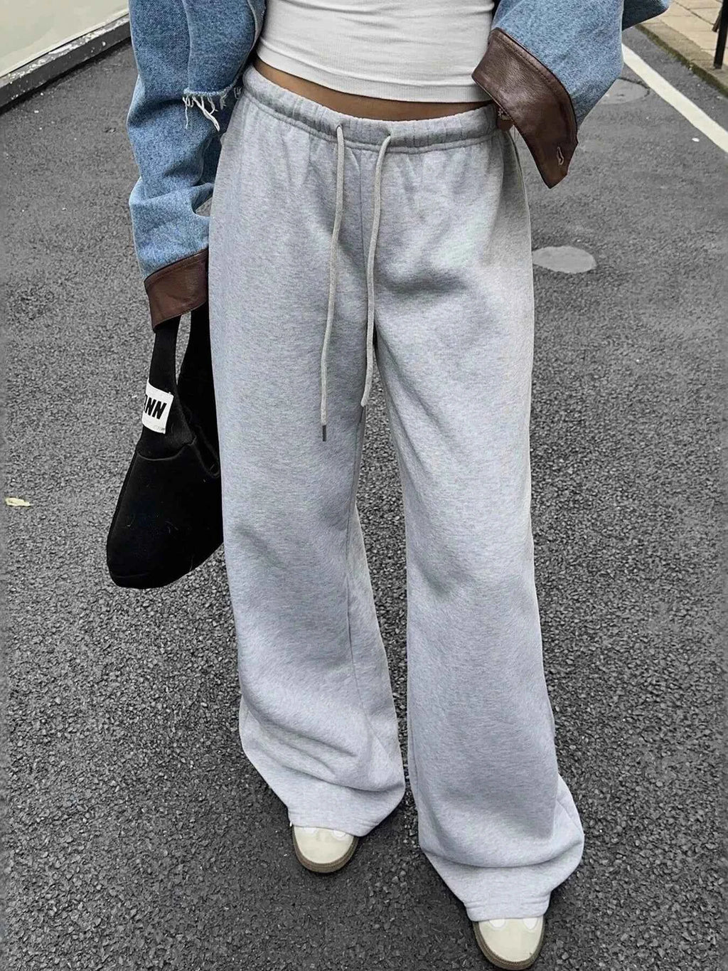 Wide Leg Sweatpants with Drawstring 91457a627c394c2f927d886934186cb6-Max-Origin