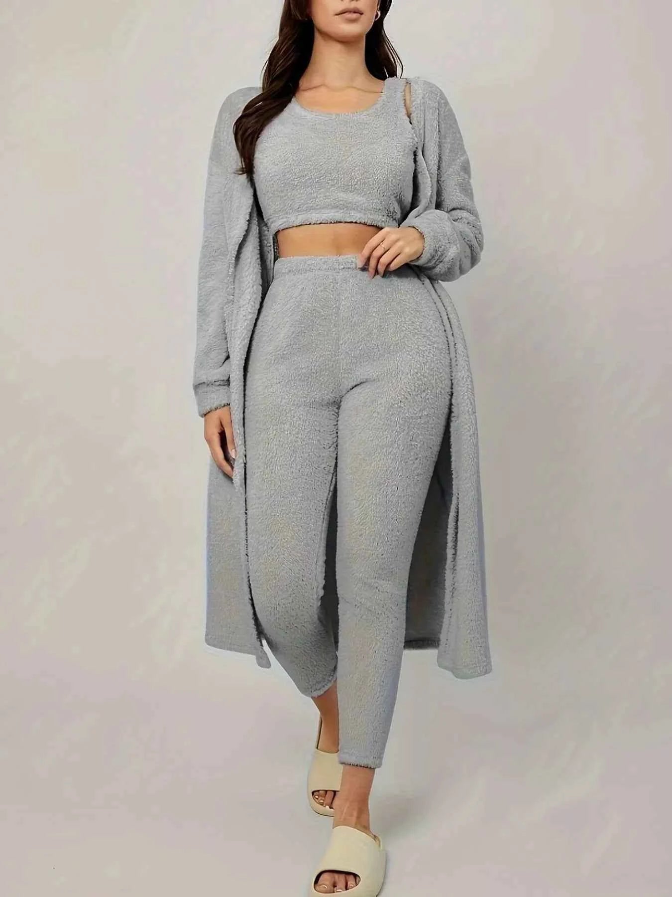 Fuzzy Tank Long Sleeve Cardigan and Pants 3-Piece Lounge Set Blue 91f790ed-8ade-4cc6-b947-0bbed32082d8-Max-Origin