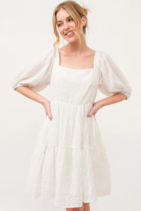 And The Why Square Neck Puff Sleeve Tiered Mini Dress Off White 921ad33e043646d38c39446246c3cfe6-Max-Origin