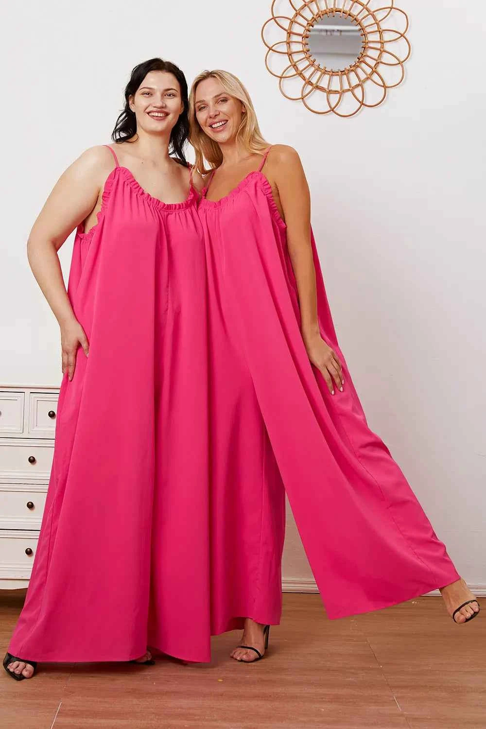 Double Take Full Size Ruffle Trim Tie Back Cami Jumpsuit with Pockets 92ed2e98-3dc6-4c8d-bb1f-f0385281eb20-Max