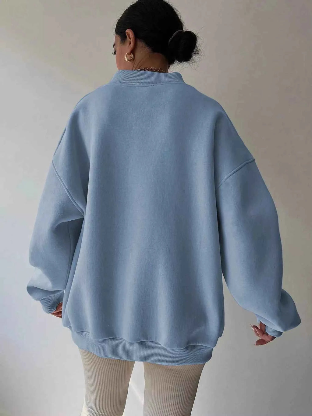 Dropped Shoulder Long Sleeve Oversized Sweatshirt 938e7377a7c243af907639db07ad3aa2-Max-Origin