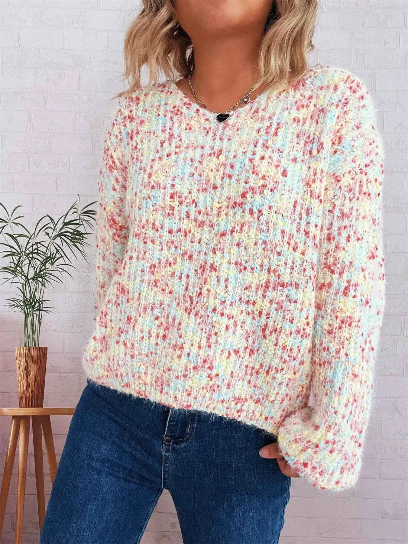 Colorful Long Sleeve Sweater 94086bf5c9a5437f9ad0ddd59c8456fc-Max-Origin