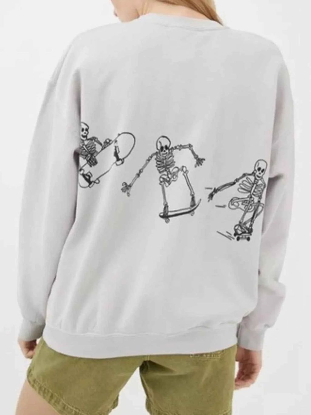 Skeleton Graphic Oversized Sweatshirt 943d88cc-23d7-4394-94de-93ede6595414-Max-Origin