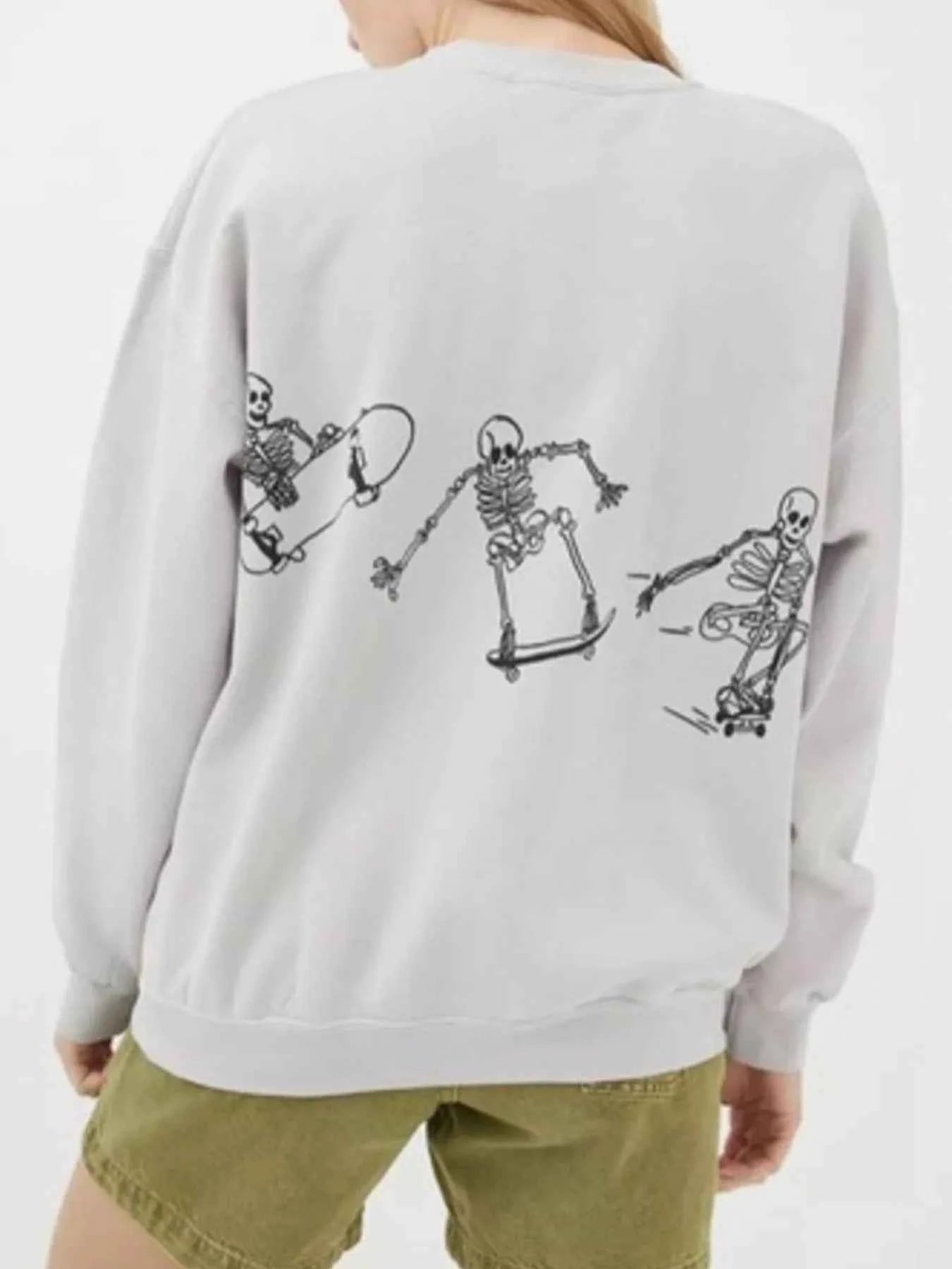 Skeleton Graphic Oversized Sweatshirt 943d88cc-23d7-4394-94de-93ede6595414-Max-Origin