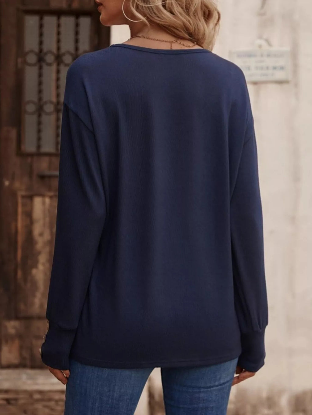 V-Neck Long Sleeve T-Shirt 944d3e5f20074185bb396676cd998447-Max-Origin