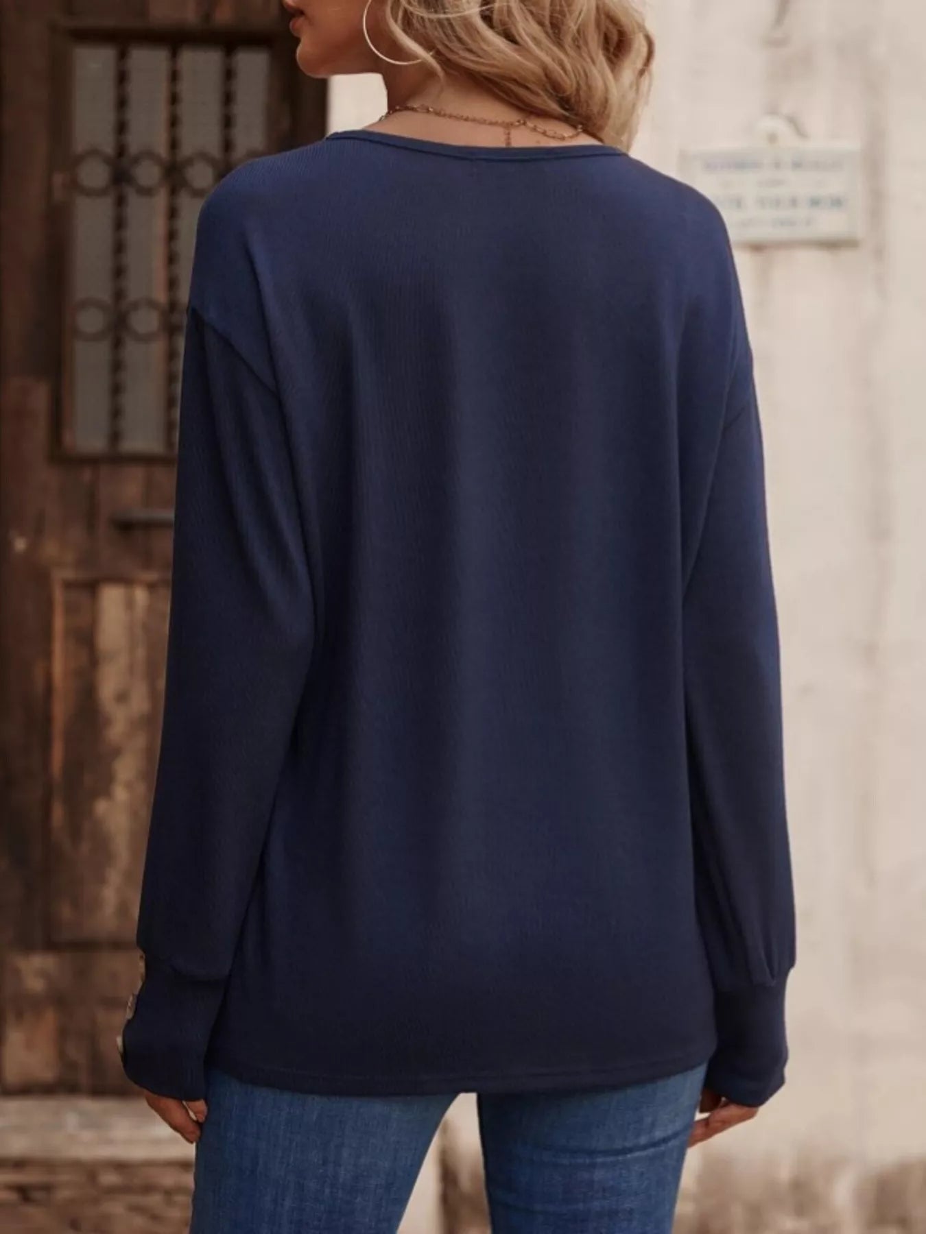 V-Neck Long Sleeve T-Shirt 944d3e5f20074185bb396676cd998447-Max-Origin
