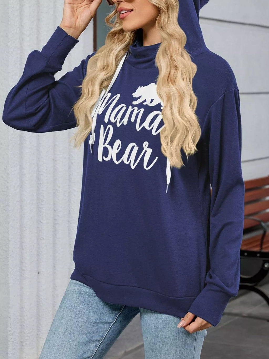 Letter Drawstring Long Sleeve Hoodie 9601c4cc-2fba-4407-9e48-5dd79ca9b515-Max-Origin