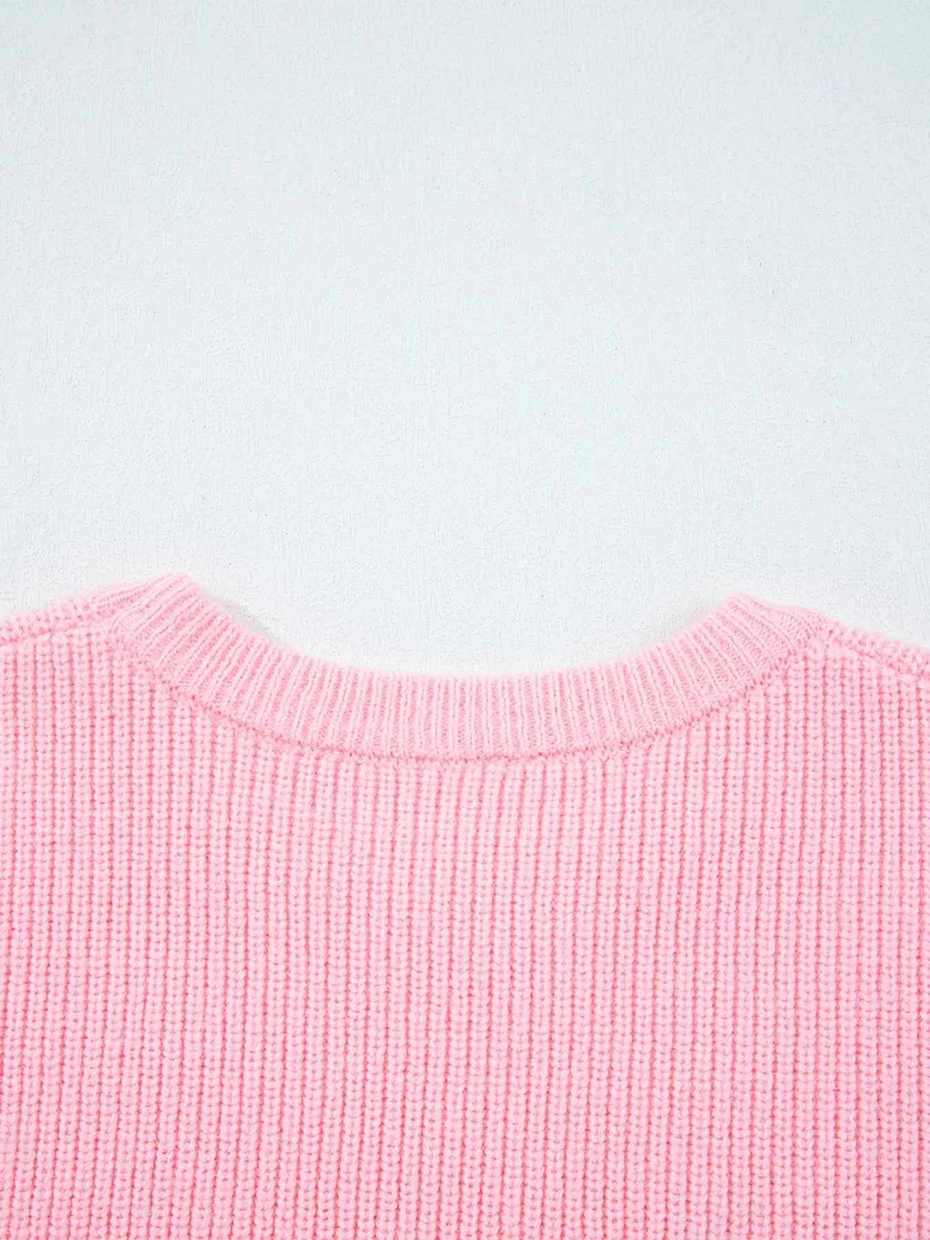 Merry Candy Cane Christmas Crew Neck Sweater 962624c35ec14a13b9a80e4f31420f85-Max-Origin